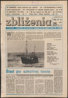 Zbliżenia : tygodnik społeczno-polityczny, 1985, nr 25