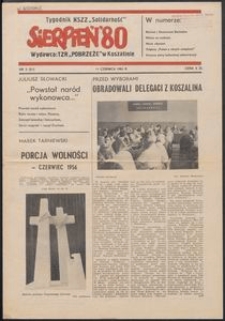 "Sierpień '80" Tygodnik NSZZ "Solidarność", 1981, nr 3
