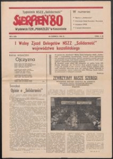 "Sierpień '80" Tygodnik NSZZ "Solidarność", 1981, nr 4