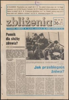 Zbliżenia : tygodnik społeczno-polityczny, 1985, nr 36