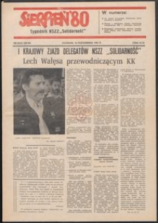 "Sierpień '80" Tygodnik NSZZ "Solidarność", 1981, nr 20-21