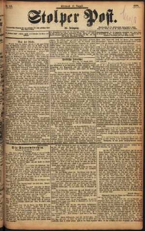 Stolper Post Nr. 185/1898