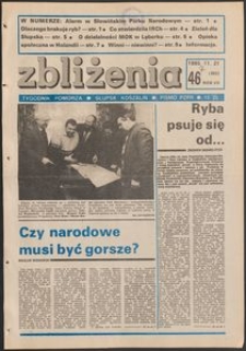 Zbliżenia : tygodnik społeczno-polityczny, 1985, nr 47