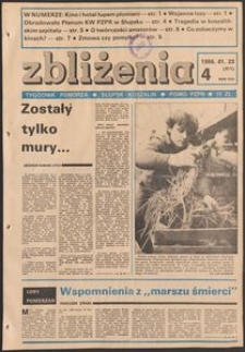 Zbliżenia : tygodnik społeczno-polityczny, 1986, nr 4