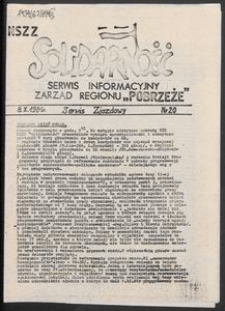 Serwis Informacyjny Zarządu Regionu "Pobrzeże" - Serwis Zjazdowy, nr 20
