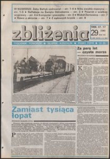 Zbliżenia : tygodnik społeczno-polityczny, 1986, nr 29