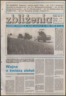 Zbliżenia : tygodnik społeczno-polityczny, 1986, nr 32