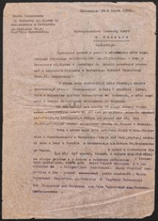 [Pismo Marii Zaborowskiej do Międzynarodowego Czerwonego Krzyża w Genewie]