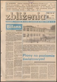 Zbliżenia : tygodnik społeczno-polityczny, 1986, nr 36