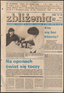 Zbliżenia : tygodnik społeczno-polityczny, 1986, nr 43
