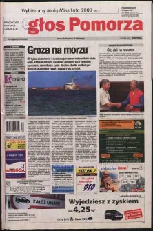 Głos Pomorza, 2003, sierpień, nr 191