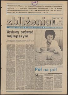 Zbliżenia : tygodnik społeczno-polityczny, 1987, nr 8