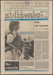Zbliżenia : tygodnik społeczno-polityczny, 1987, nr 19