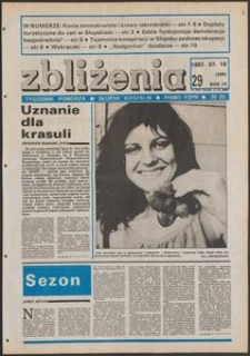 Zbliżenia : tygodnik społeczno-polityczny, 1987, nr 29