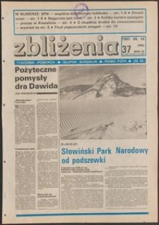 Zbliżenia : tygodnik społeczno-polityczny, 1987, nr 37