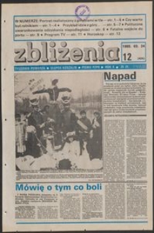 Zbliżenia : tygodnik społeczno-polityczny, 1988, nr 12