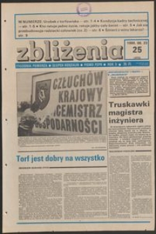 Zbliżenia : tygodnik społeczno-polityczny, 1988, nr 25