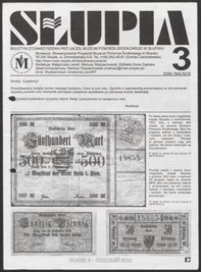 Słupia. Biuletyn Stowarzyszenia Przyjaci&oacute;ł Muzeum Pomorza Środkowego w Słupsku, 2001, nr 3