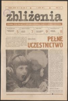 Zbliżenia : tygodnik społeczno-polityczny, 1981, nr 6