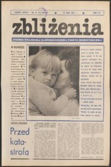 Zbliżenia : tygodnik społeczno-polityczny, 1981, nr 21