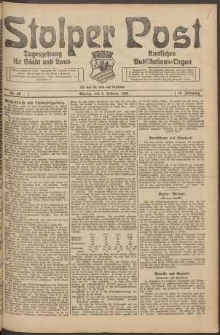 Stolper Post. Tageszeitung für Stadt und Land Nr. 29/1924