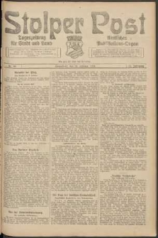 Stolper Post. Tageszeitung f&uuml;r Stadt und Land Nr. 40/1924