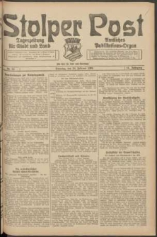 Stolper Post. Tageszeitung f&uuml;r Stadt und Land Nr. 48/1924