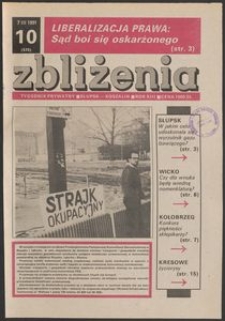 Zbliżenia : tygodnik społeczno-polityczny, 1991, nr 10