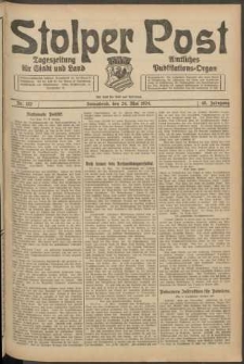 Stolper Post. Tageszeitung für Stadt und Land Nr. 122/1924