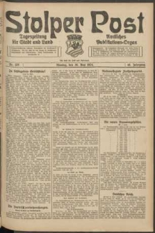 Stolper Post. Tageszeitung f&uuml;r Stadt und Land Nr. 123/1924