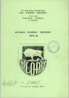 Aktualia Ochrony Przyrody, 1997, nr 8