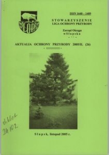 Aktualia Ochrony Przyrody, 2005, nr 26