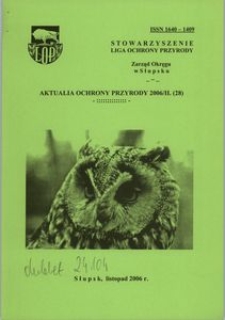 Aktualia Ochrony Przyrody, 2006, nr 28