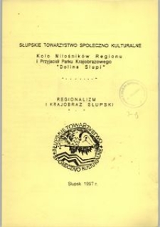 Regionalism and Landscape of Słupsk