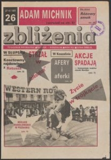 Zbliżenia : tygodnik społeczno-polityczny, 1991, nr 26