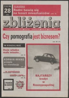 Zbliżenia : tygodnik społeczno-polityczny, 1991, nr 28