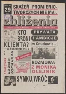 Zbliżenia : tygodnik społeczno-polityczny, 1991, nr 29