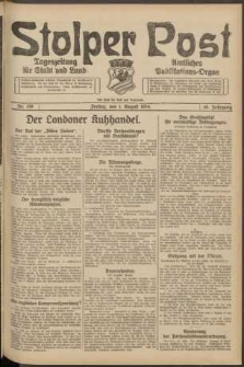 Stolper Post. Tageszeitung für Stadt und Land Nr. 179/1924