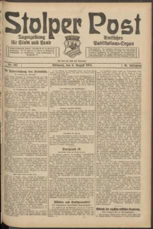 Stolper Post. Tageszeitung für Stadt und Land Nr. 183/1924