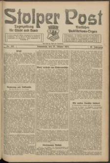 Stolper Post. Tageszeitung f&uuml;r Stadt und Land Nr. 252/1924
