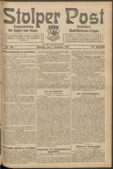 Stolper Post. Tageszeitung f&uuml;r Stadt und Land Nr. 260/1924
