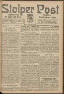 Stolper Post. Tageszeitung f&uuml;r Stadt und Land Nr. 284/1924