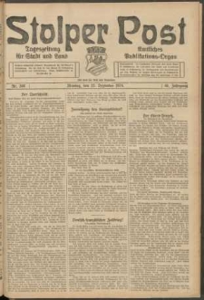 Stolper Post. Tageszeitung für Stadt und Land Nr. 300/1924