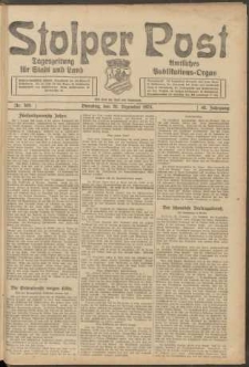 Stolper Post. Tageszeitung für Stadt und Land Nr. 305/1924
