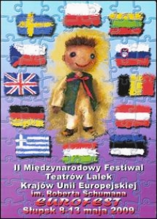 [Plakat] : II Międzynarodowy Festiwal Teatrów Lalek Krajów Unii Europejskiej im Roberta Schumana EUROFEST 2009