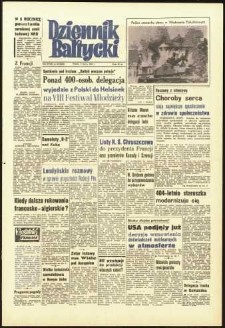 Dziennik Bałtycki 1962, nr 52