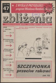Zbliżenia : tygodnik prywatny, 1990, nr 47