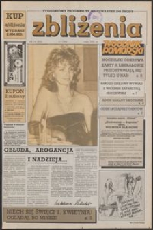 Zbliżenia : Tygodnik Pomorski, 1992, nr 14