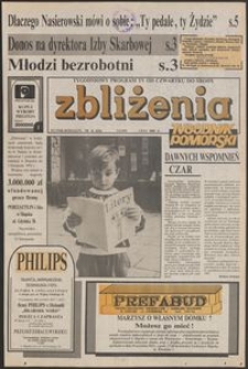 Zbliżenia : Tygodnik Pomorski, 1992, nr 36
