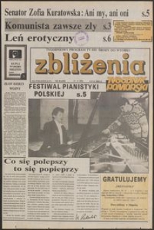Zbliżenia : Tygodnik Pomorski, 1992, nr 38